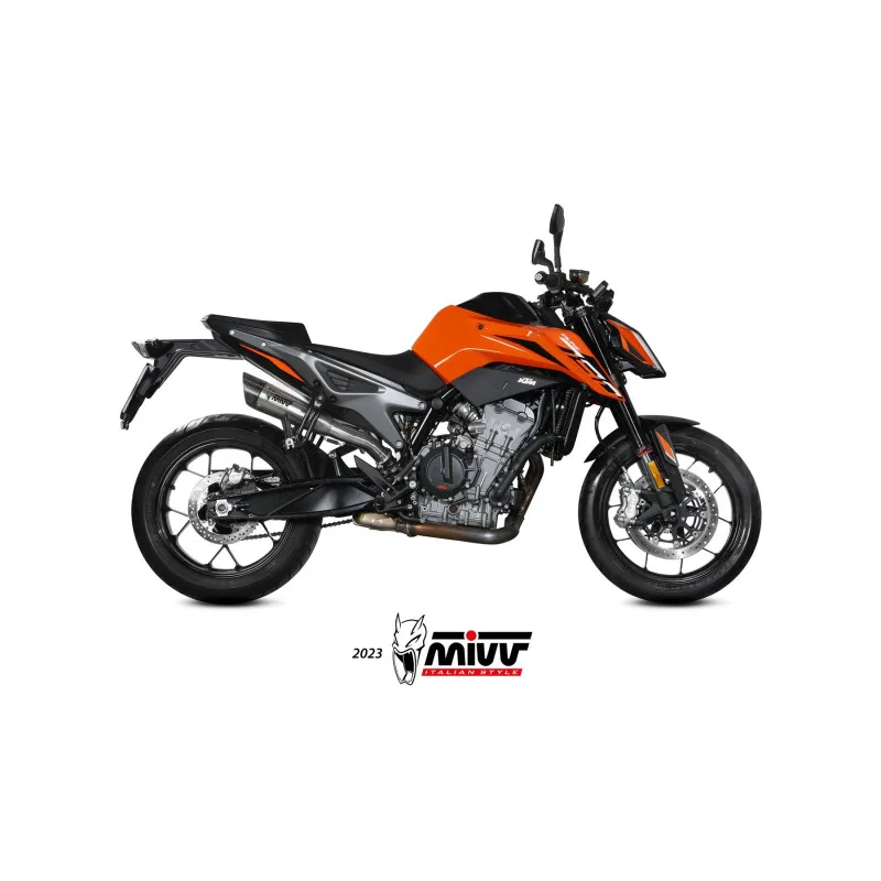Mivv Slip-On X-M5 Titanium KTM 790 Duke 2018-26 / 790 Duke 2023-26 / 890 Duke 2020-26 - Imagen 2