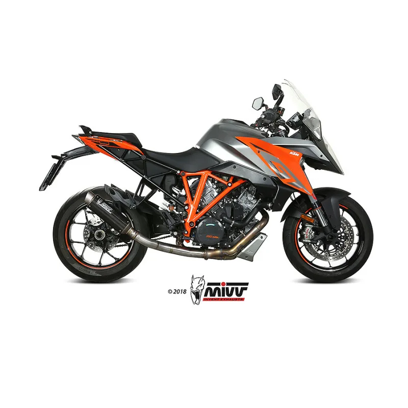 Mivv Tubo no kat (compatible con silenciadores Mivv y Original) KTM 1290 Superduke GT 2016-24 - Imagen 2