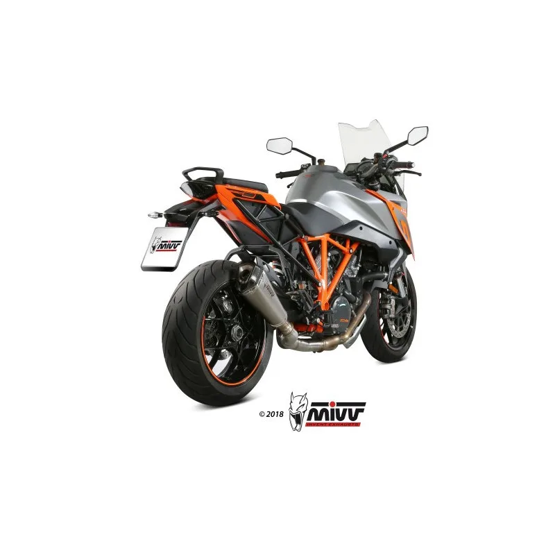 Mivv Tubo no kat (compatible con silenciadores Mivv y Original) KTM 1290 Superduke GT 2016-24 - Imagen 5