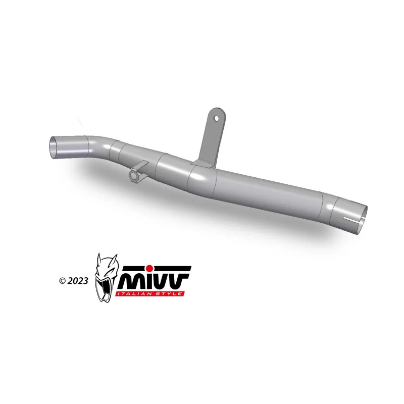 Mivv Tubo no kat (compatible con silenciadores Mivv y Originales) Moto Morini X-CAPE 2021-24
