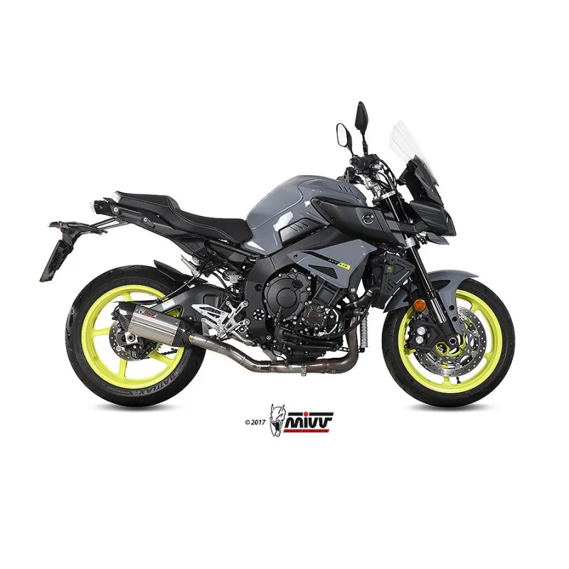 Mivv Tubo no kat (compatible con silenciadores Mivv y originales) Yamaha MT-10 / FZ-10 2016-22 - Imagen 2