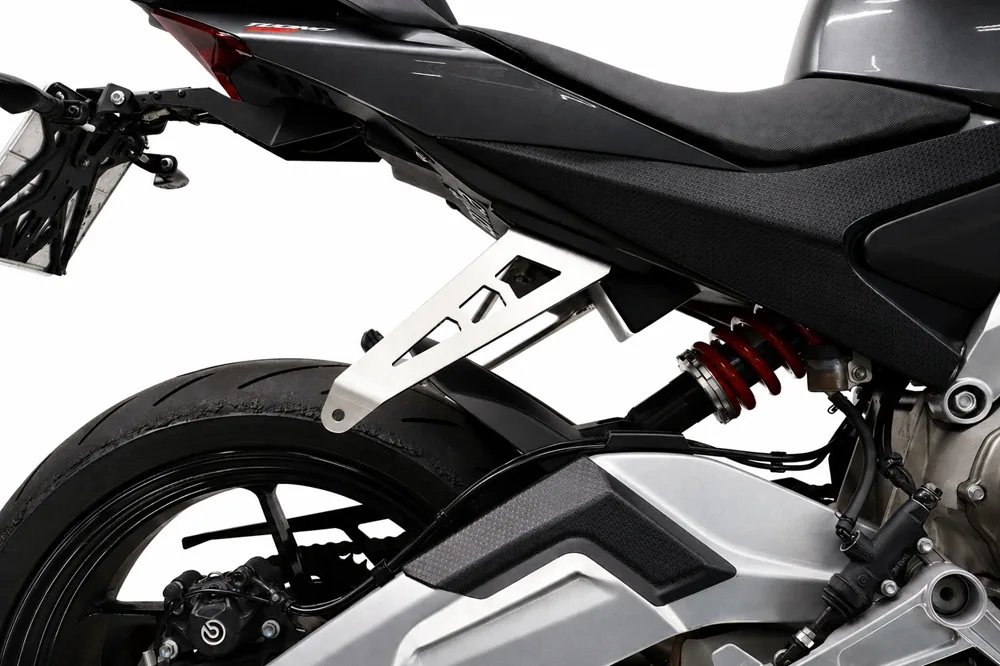 GPR accessory exhaust compatible  Aprilia RS 660 2021-2024  Staffa Pedana Passeggero / Muffler bracket
