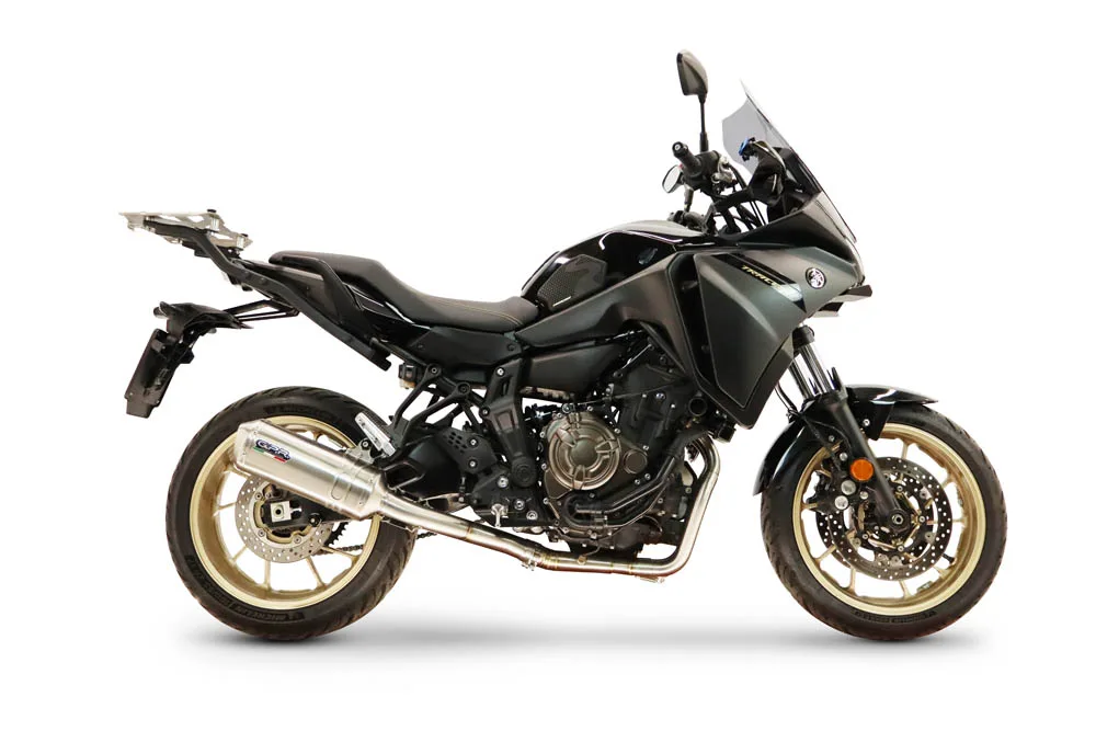 Escape GPR Yamaha Tracer 700 2016-2019 Satinox homologado full system exhaust and catalyst