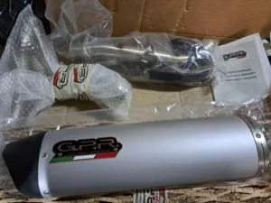 Escape GPR Suzuki V-Strom DL650 2012-2016 FURORE ALUMINIO