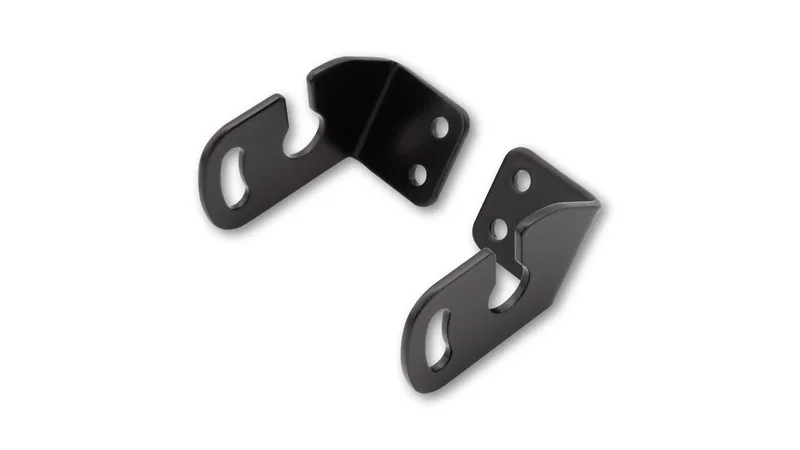 Adaptador para intermitentes HIGHSIDER pro original - para portamatrículas - Aprilia/BMW/Triumph/Yamaha - negro - Pareja
