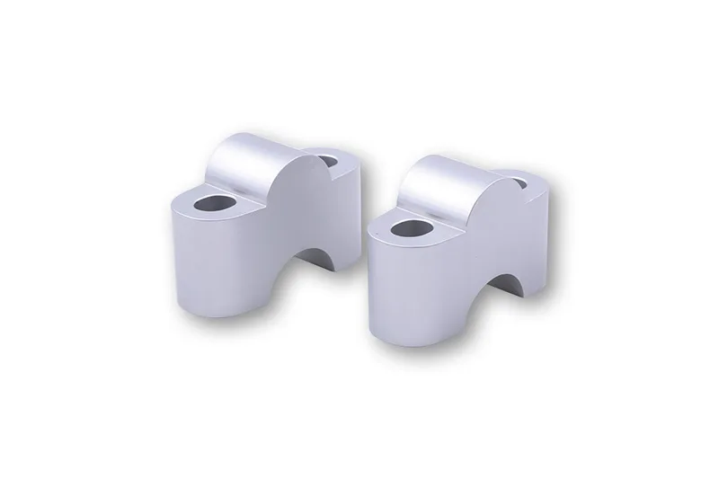 Alzas de manillar HIGHSIDER pro 25mm - plata