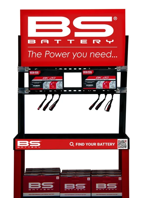 Expositor BS BATTER + cargador BK20