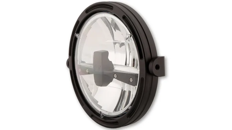 Faro delantero LED HIGHSIDER pro Frame-R1 Type 3 - 7 inch - negro