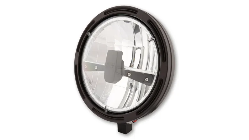 Faro delantero LED HIGHSIDER pro Frame-R1 Type 3 - 7 inch - negro