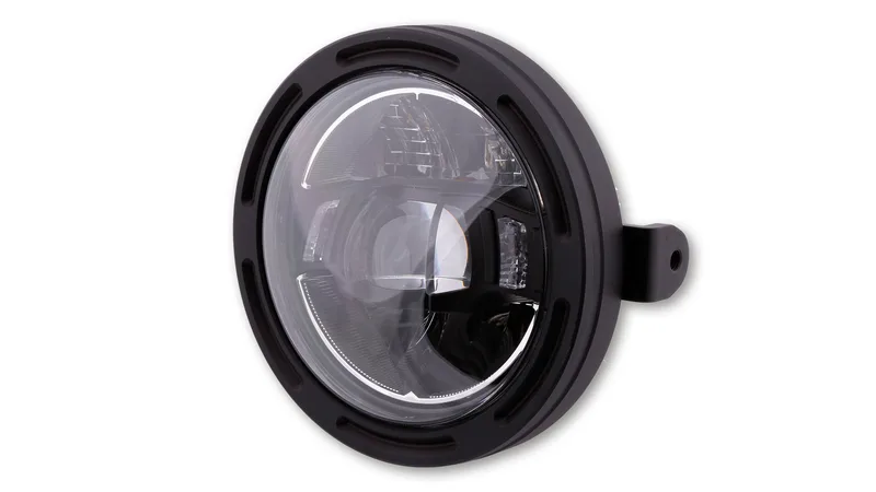 Faro delantero LED HIGHSIDER pro Frame-R2 Type 10 - 5 3/4 inch - negro