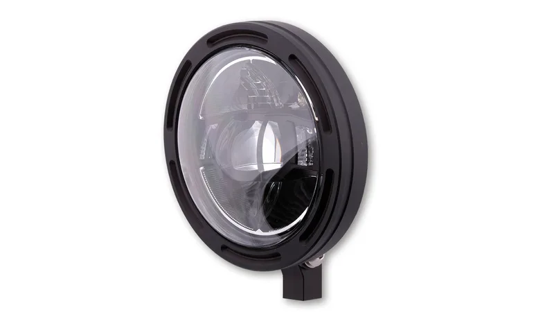 Faro delantero LED HIGHSIDER pro Frame-R2 Type 10 - 5 3/4 inch - negro