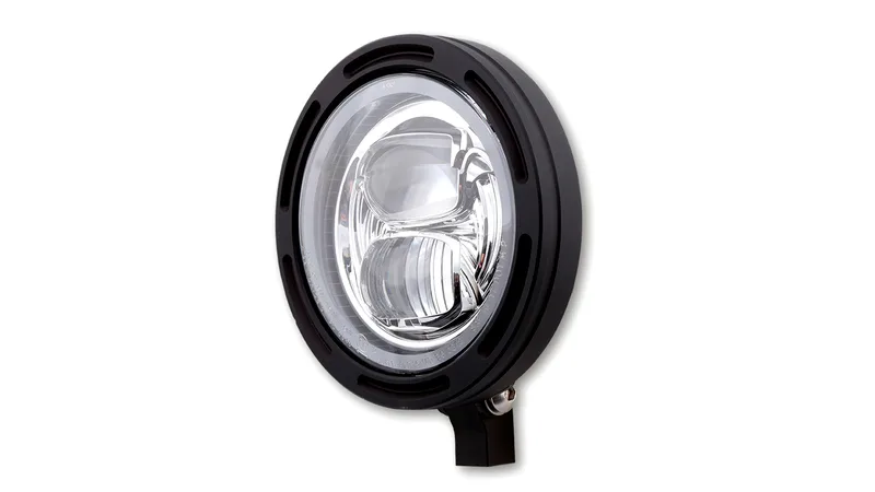 Faro delantero LED HIGHSIDER pro Frame-R2 Type 7 - 5 3/4 inch - negro