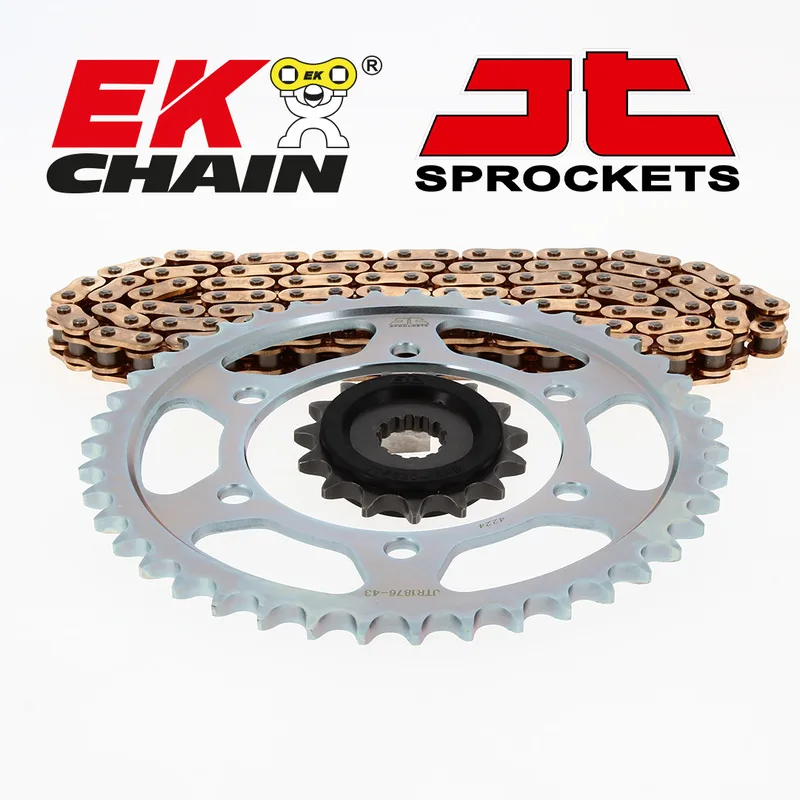 Kit cadena EK/JT 428DEH 14/43-130 - corona standard