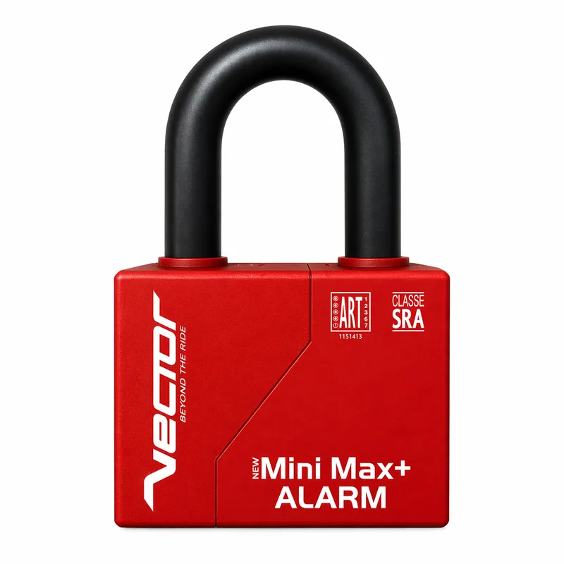 Candado de disco con alarma VECTOR New Minimax Alarm+ SRA/ART - Pack de 10 uds.