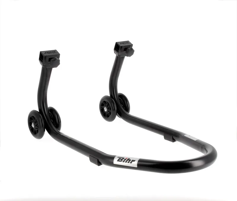 Caballete delantero BIHR Home Track color negro mate y ruedas negras
