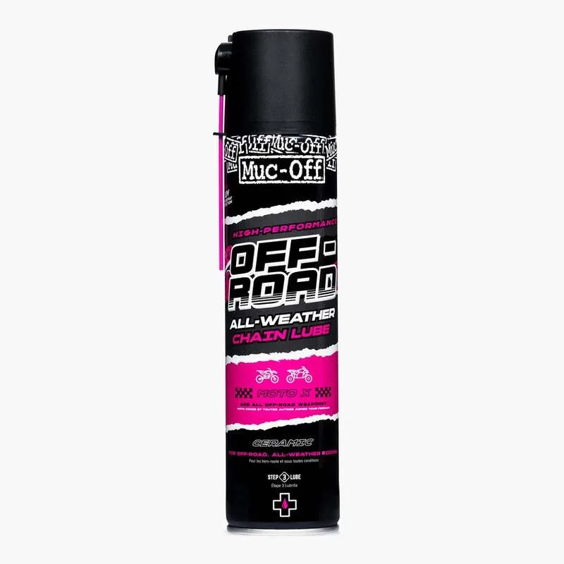 Spray lubricante MUC-OFF Off Road Lube - Spray 400ml (x12)
