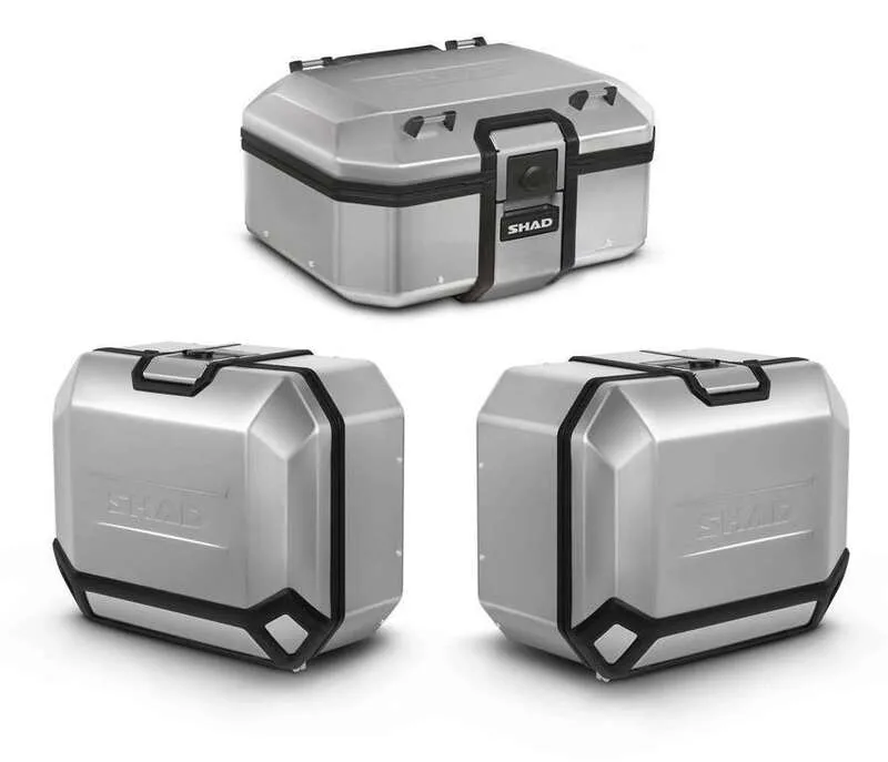 Pack maletas SHAD Terra 120L - Baúl 37L + Maleta derecha 36L + Maleta izquierda 47L