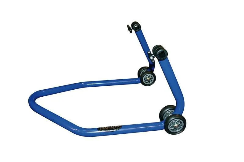 Caballete trasero BIKE LIFT universal Azul con soportes en "V"- RS -17