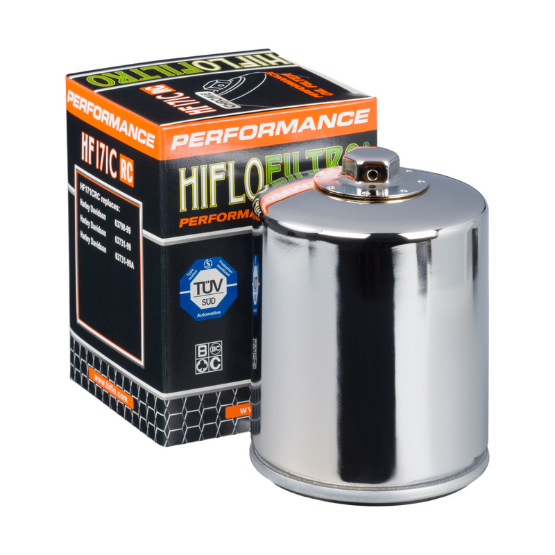 Filtro de aceite HIFLOFILTRO Performance chrome - HF171CRC