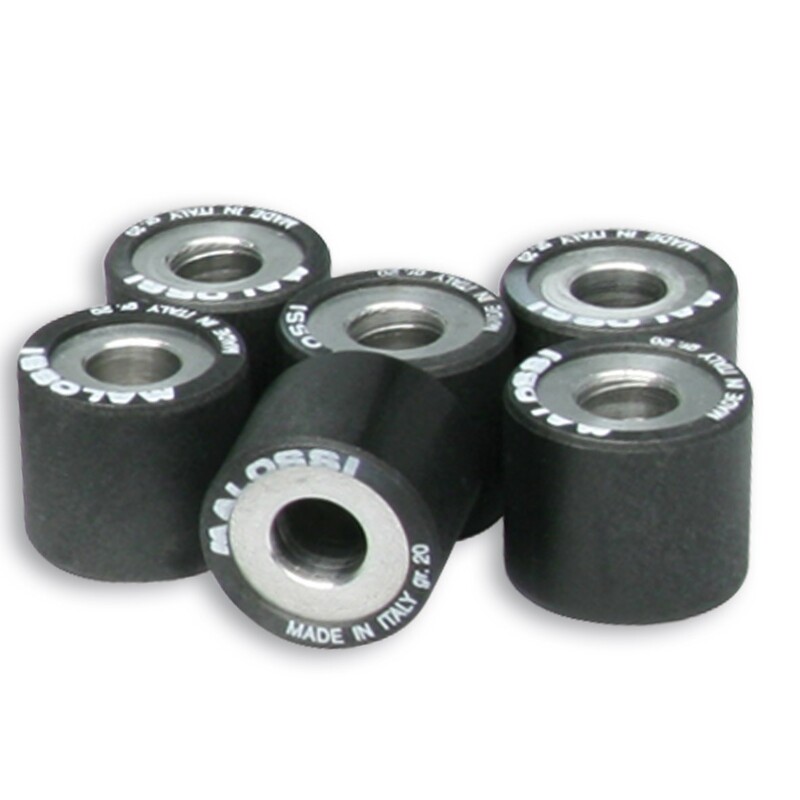 Rodillos de variador MALOSSI 25x22,2mm 20gr - 6 pcs