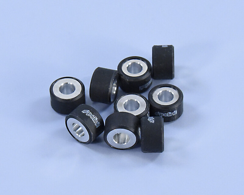 Rodillos de variador POLINI 19x12mm 7,6gr - 9 pcs