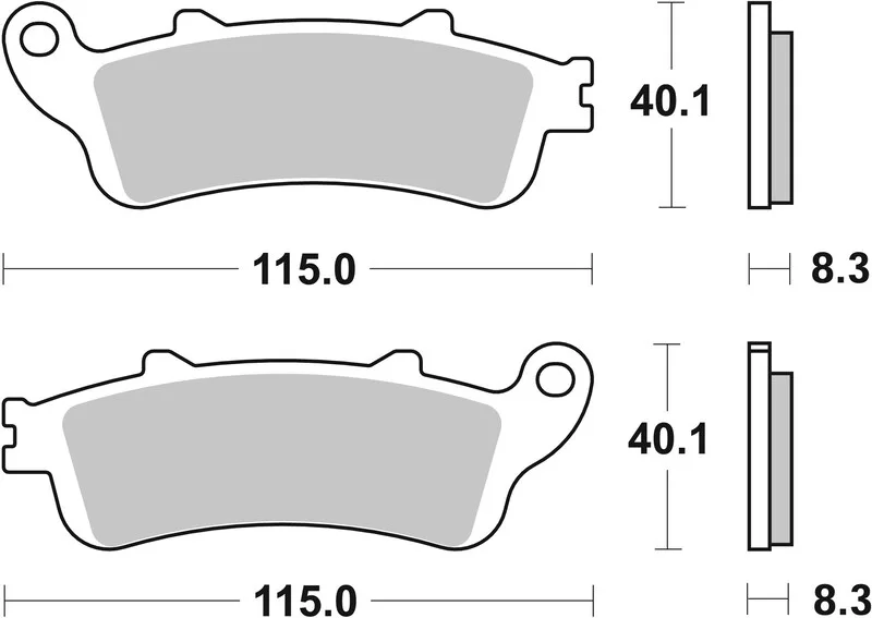 Pastillas de freno sinterizadas Brembo 07HO42SA