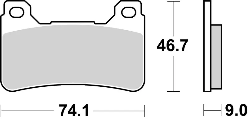 Pastillas de freno sinterizadas de competición Brembo 07HO50RC