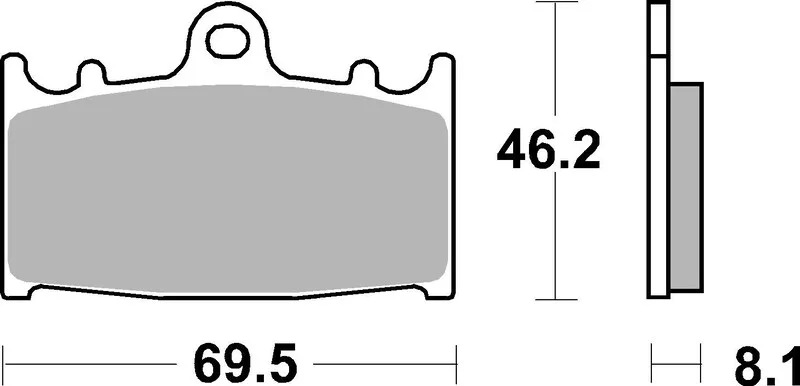 Pastillas de freno sinterizadas de competición Brembo 07KA13RC