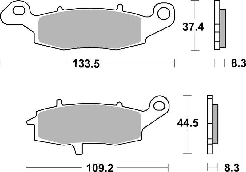 Pastillas de freno sinterizadas Brembo 07KA18LA