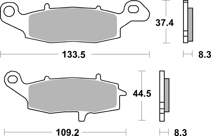 Pastillas de freno sinterizadas Brembo 07KA19LA