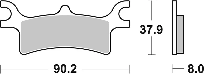 Pastillas de freno sinterizadas Brembo 07PO06SD