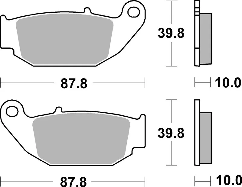 Pastillas de freno sinterizadas Brembo 07HO61SD