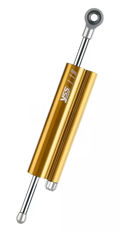 Amortiguador de dirección, carrera 75 mm, dorado