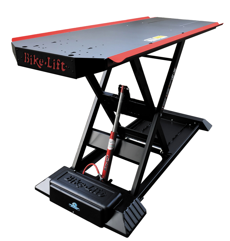 BIKE LIFT Absolute 756 Mesa elevadora para puertas - electrohidráulica, empotrada, negra - AG756-003