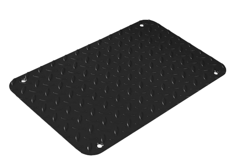 Placa antideslizante BIKE LIFT 550x340mm negro - 1 pieza