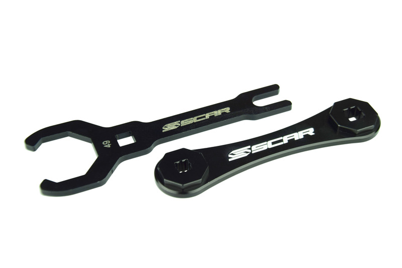 Llave para tapón de horquilla doble SCAR Ø49mm/8 puntos Horquilla KYB