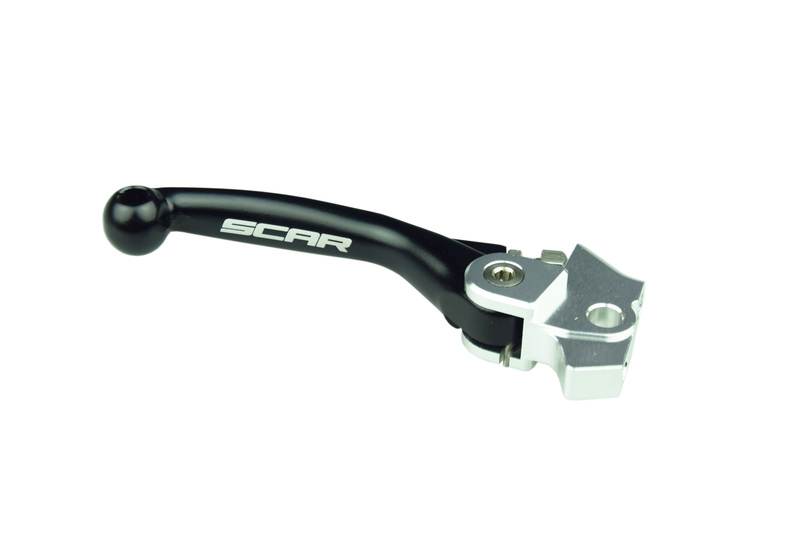 Maneta de freno SCAR FLEX plegable negro