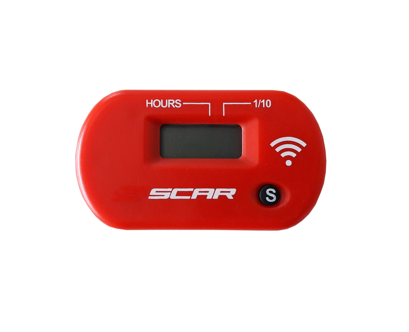 Cuenta horas inalambrico SCAR rojo SWHMR