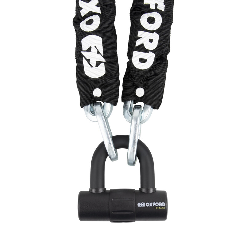 Candado de cadena HD 1.0m Oxford OF157 - Certificado Sold Secure Silver / ART3