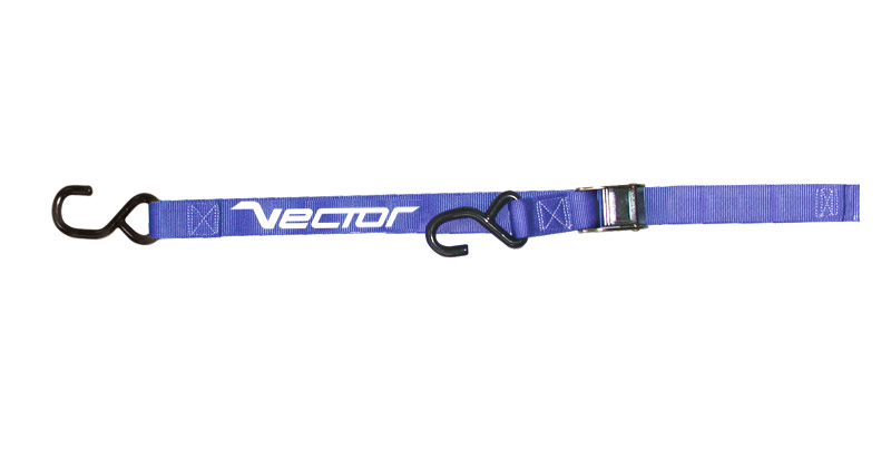 Eslinga VECTOR - 38 mm - 2 ganchos tipo S (Ø 9 y 12 mm) - Azul