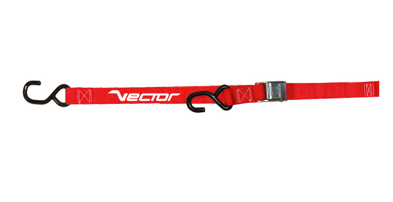 Eslinga VECTOR  - 38 mm - 2 ganchos tipo S (Ø 9 y 12 mm) - Rojo