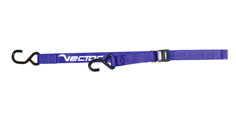 Eslinga VECTOR - 25 mm - bucle y 2 ganchos tipo S (Ø 9 mm) - Azul
