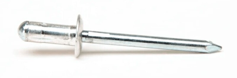 Remache de acero inoxidable, con cabeza de aluminio, para Silencioso Yoshimura de acero inox/titanio