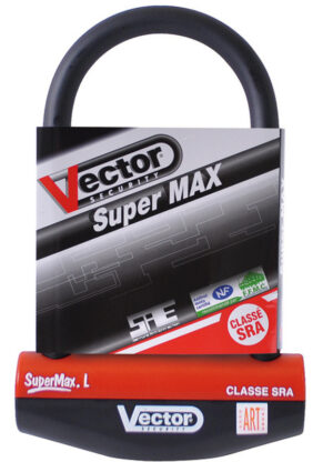 Candado en U VECTOR SuperMax+ L - Ø16mm / 110x230mm - Certificado SRA / ART / NF-FFMC