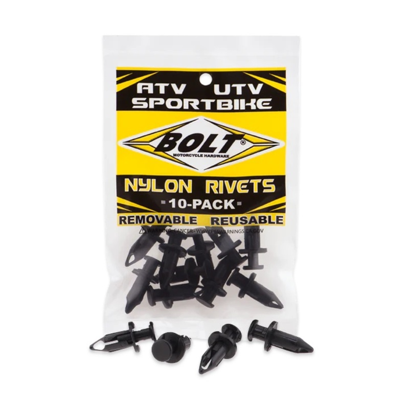 Pack 10 remachese plástico M8 BOLT