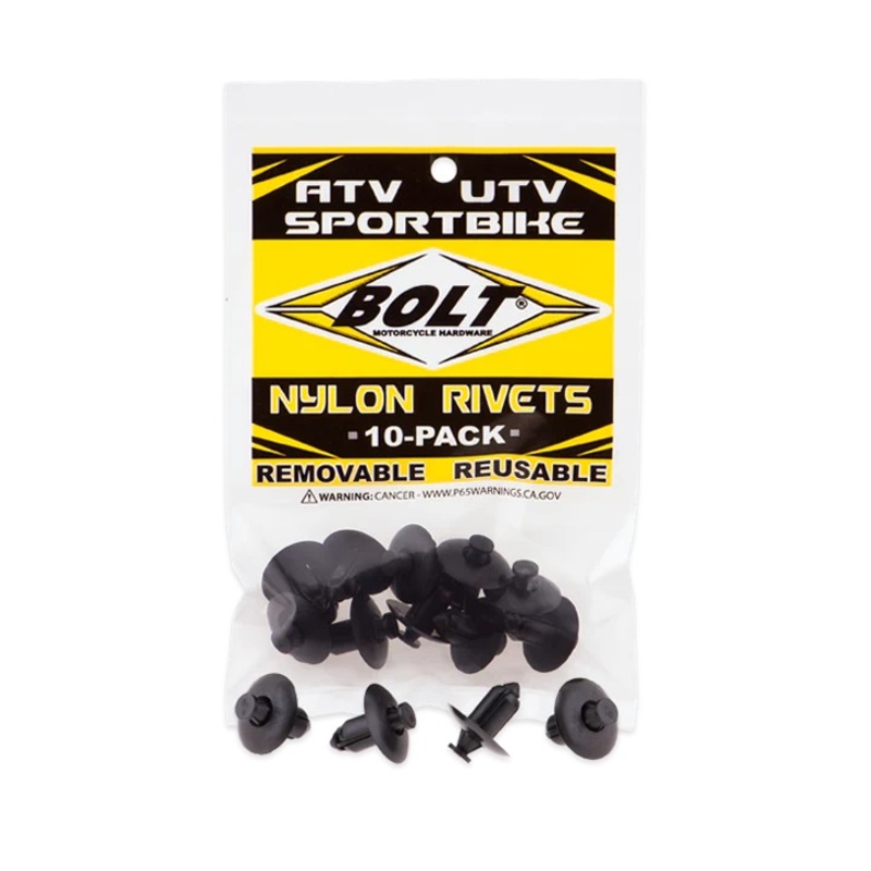 Pack 10 remachese plástico M8 XL BOLT