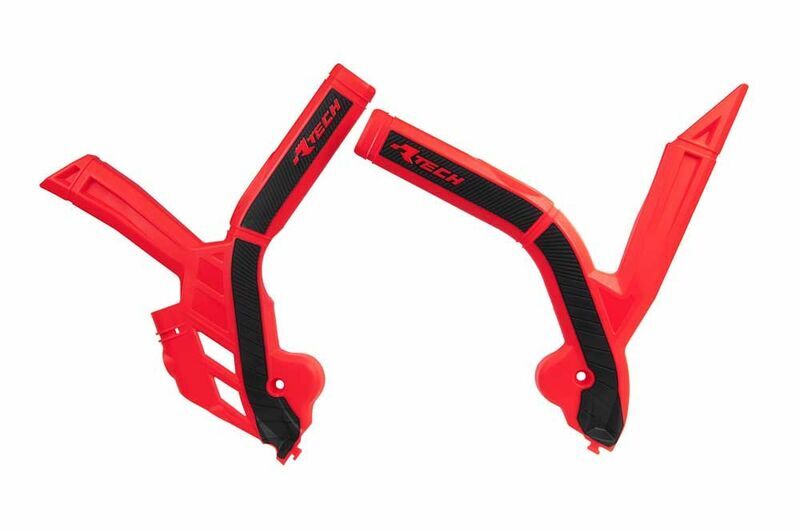 Protector de Chasis Bi-Material RACETECH Rojo / Negro