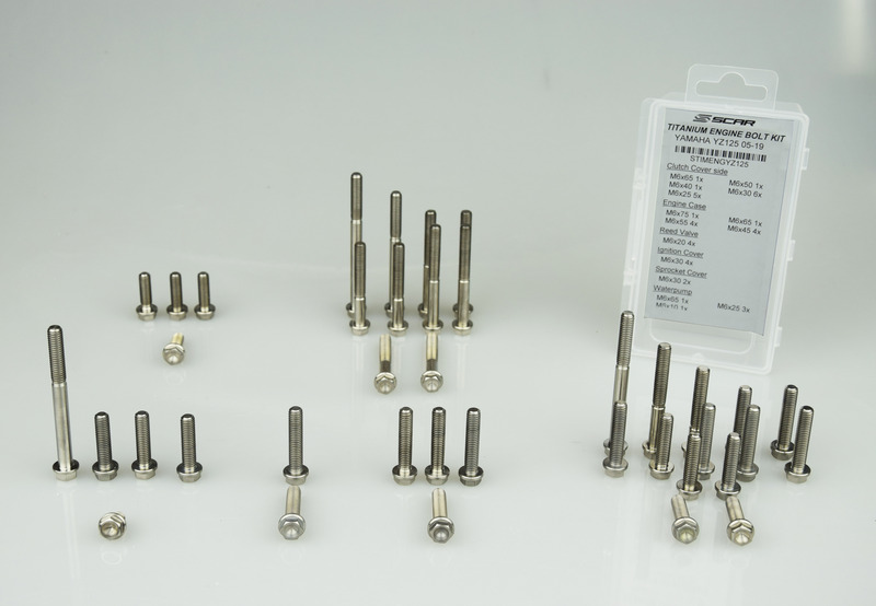 Kit de tornillos para el motor SCAR Titanio
