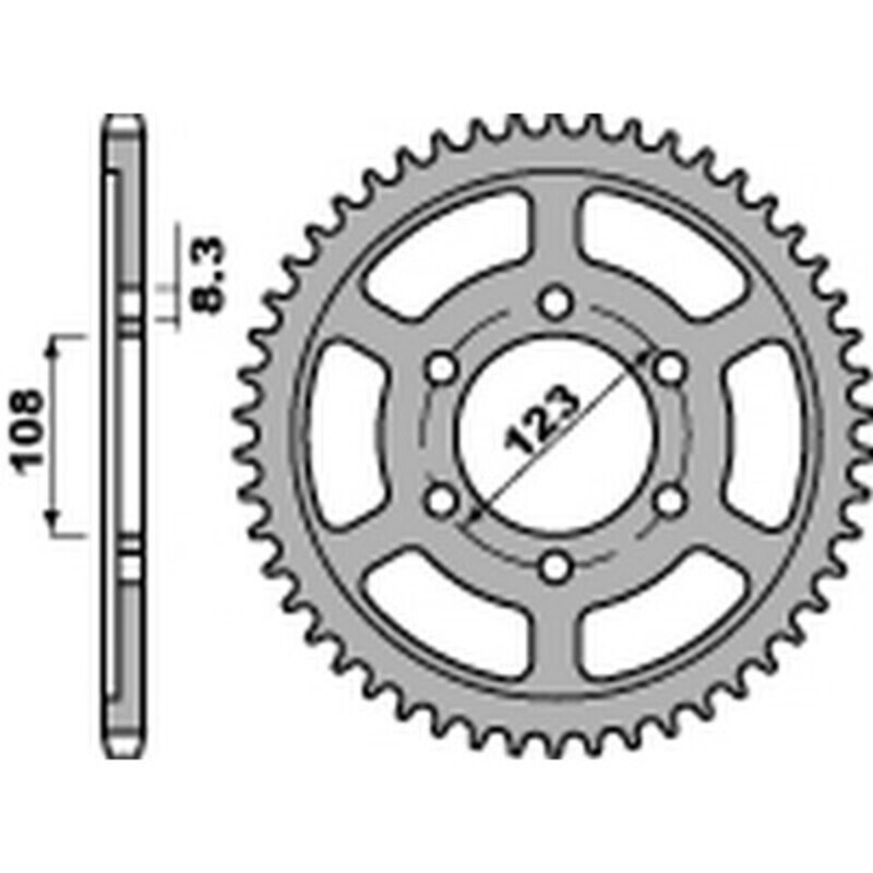 Corona PBR acero estándar 4606 - Paso 428