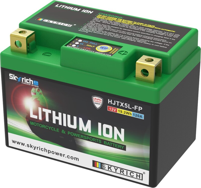 Batería de litio Skyrich LITX5L (Con indicador de carga)